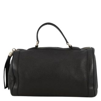 Gucci Pre-owned Handbags, female, Black, Size: ONE SIZE Pre-owned Boston bag