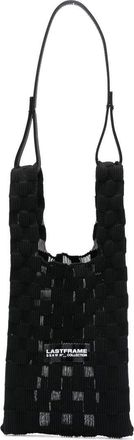 Lastframe interwoven semi-sheer tote bag - women - Polyester - OS - Black