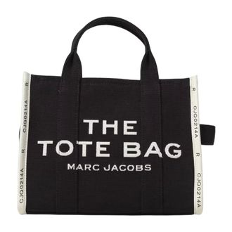 Marc Jacobs Jacquard Medium Tote - Dames - Tassen - Zwart - Maat: ONE Size Katoen
