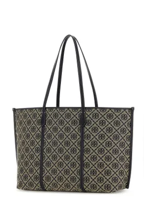 Tory Burch Womens Embroidered Canvas Shopping Bag 405 Main Body : Cotton Borse A Mano