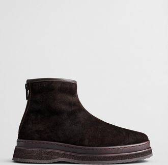 GANT Men Blistown Suede Boots (41) DARK BROWN