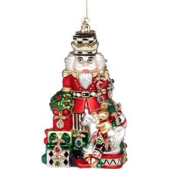 Mark Roberts Jeweled Nutcracker Ornament, Red and Green at Nordstrom