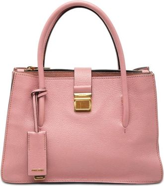 Miu Miu Pre-owned Miu Miu Goatskin Madras Handbag Ladies 082UB2FA8FN76PJQ
