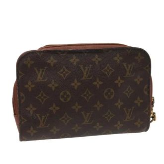 Louis Vuitton Pre-owned Clutches, female, Brown, Size: ONE SIZE Pre-owned Canvas Clutch