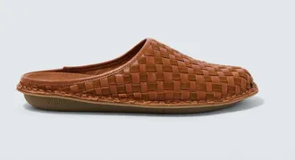 Comme Des Gar&ccedil;ons Comme des Gar&ccedil;ons Homme x VIBAe leather and suede mules