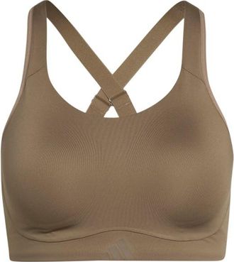 adidas Optime Workout High Support Bra Sport-BH f&uuml;r Damen | braun