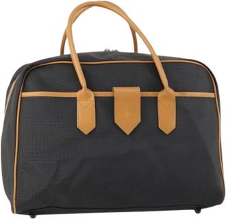 Saint Laurent Pre-owned Vintage Boston Tas - Dames - Vintage Weekendtas - Zwart - ONE Size - Leer - Vintage