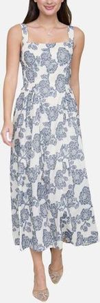 Blu Pepper Floral Print Sundress in Navy at Nordstrom Rack, Size Medium