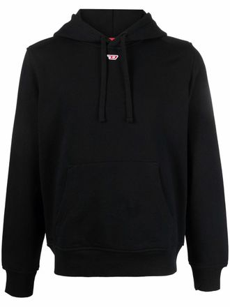 Diesel Hoodie met logoprint - Zwart