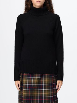 Drumohr Maglia dolcevita in 100% pura lana merino con bordi a costine