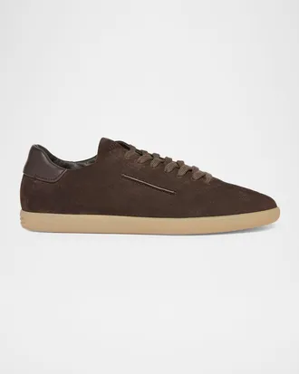 Ermenegildo Zegna Men & apos;s 232 Suede Low-Top Sneakers