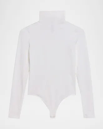 Wolford Colorado Turtleneck Thong Bodysuit