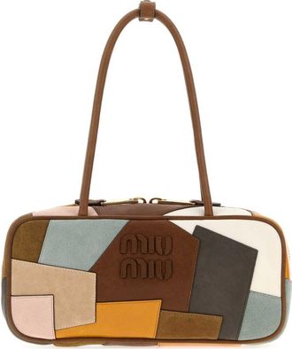 Miu Miu Brown Beau Medium Shoulder Bag