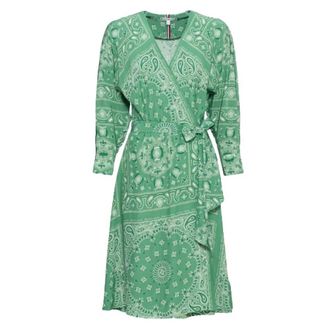 Tommy Hilfiger Bandana Jurk met Print - Dames - Casual kleedjes - Groen - L - Kleedjes