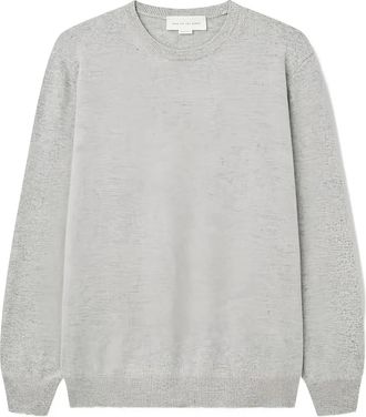 Man On The Boon. crew-neck ribbed-knit sweater - men - Cashmere - M - Grey