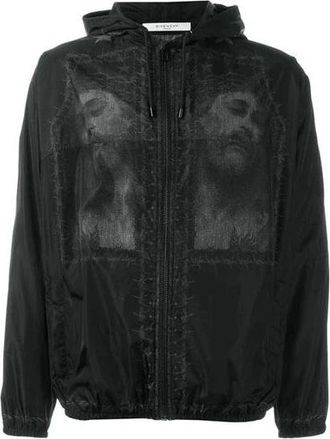 Givenchy Light Jackets, male, Black, Size: S Light Jacket