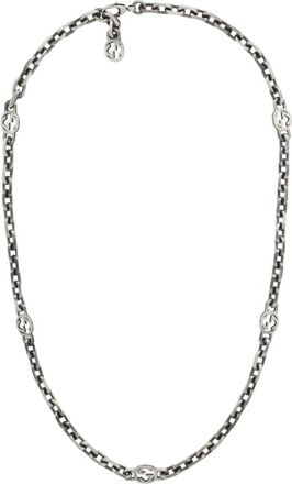 Gucci Verstrengelde Ketting - Dames - Kettingen - Grijs - ONE Size - Accessoires
