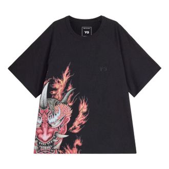 adidas x Y-3 Graphic T-shirt Asia Sizing Black KQ8592