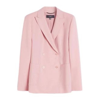 Max Mara Blazers, female, Pink, Size: S Wkdzinnia Jacket