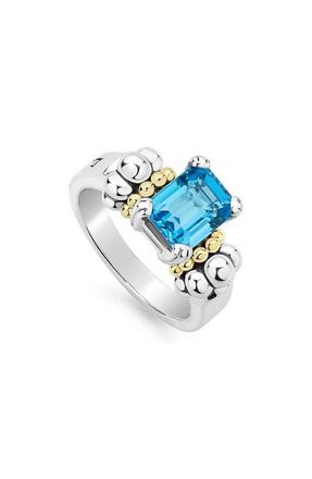 Lagos Glacier Ring in Swiss Blue Topaz at Nordstrom, Size 7