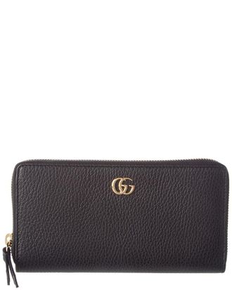 Gucci Leather Zip Around Wallet