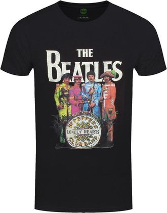 Generic Official The Beatles - Sgt Peppers - Characters -Black T Shirt (Small)