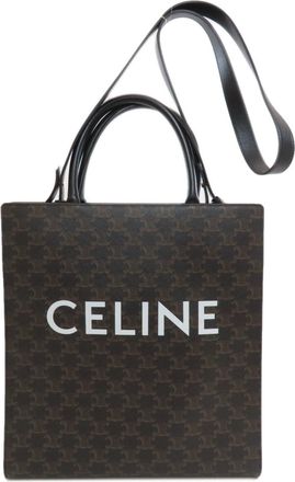 Celine Brown Pvc Tote Bag (Pre-Owned)