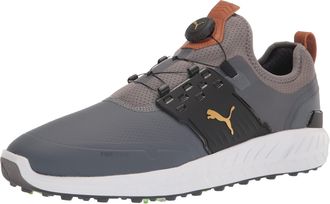 Puma Mens Ignite Articulate Disc Golf Shoe, Quiet Shade Team Gold Black, 10.5 UK