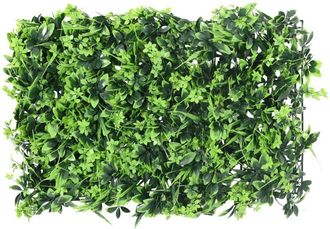 vidaXL Valla De Hojas Artificiales 6 Uds Verde 40x60 Cm Vidaxl