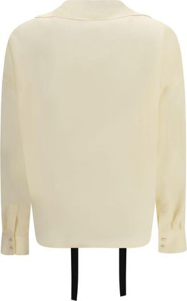 Max Mara Womens Beige Silk Blouse