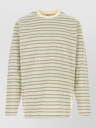 Auralee cotton t shirt long sleeves crew neck