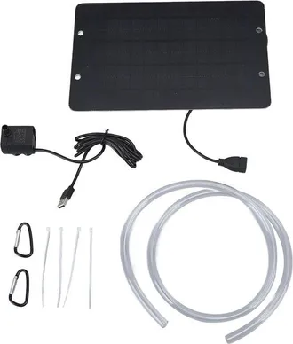 No Brand Dailygoods - Fuente De Agua Solar - Fuente Para P&aacute;jaros - Bomba De Agua - Interfaz Usb - 6v 10w - Ideal Para Patio Y Jard&iacute;n
