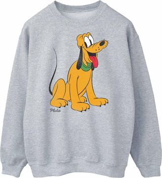 Disney Heren Klassiek Pluto Sweatshirt (Sportgrijs)