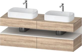 Duravit Qatego Consola Mueble Bajo Lavabo, 2 Extensiones, 2 - Duravit