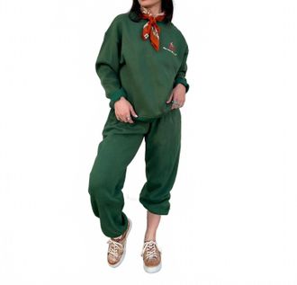 Bailey Rose See You Cowboy Sweatpants In Pine Green
