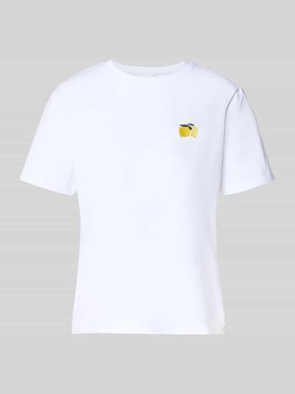 Vila T-Shirt mit Motiv-Print Modell NORA in Offwhite, Gr&ouml;&szlig;e L