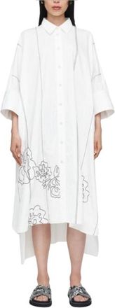 Joseph White Dania Shirt Dress Size M
