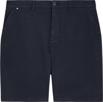 BOSS Boss Kane Stretch-cotton Shorts - Dark Blue - 38 (W38 / Xxl)