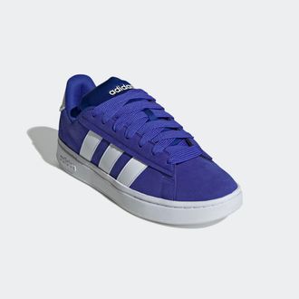 adidas Sneaker ADIDAS SPORTSWEAR GRAND COURT ALPHA, Herren, Gr. 44,5, blau (lucid blau, cloud wei&szlig;, lucid blau), Leder, Synthetik, Schuhe Sneaker, Design ins
