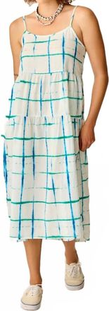 Carve Designs Jacey Midi Dress In Blue Aura