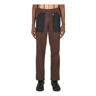 (di)vision Straight Trousers, male, Brown, Size: S Split Panel Track Pants