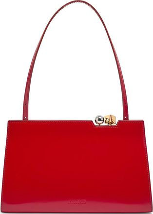 Jacquemus Salone Tote Bag In Red Leather