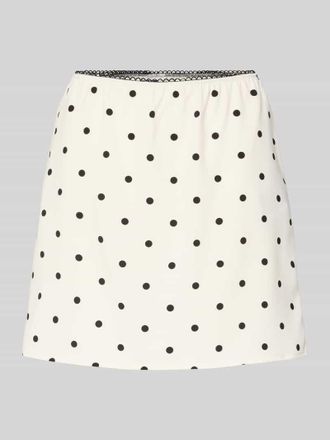 Noisy May Minirock mit elastischem Bund Modell SOPHIE in Offwhite, Gr&ouml;&szlig;e XL