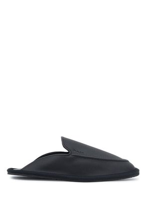 BOSS MULE PU Size: 10, colour: BLACK