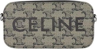 Celine Vintage, unisex, Beige, ONE Size, Leer, Pre-owned Canvas Crossbody Bag