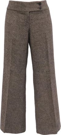 Michael Kors Tailores Trousers in Brown Wool