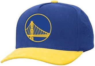 Mitchell & Ness Mens Mitchell & Ness Blue/Gold Golden State Warriors May Flowers Adjustable Hat at Nordstrom