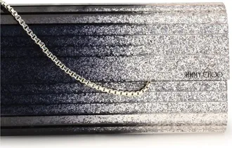 Jimmy Choo London Womens Clutch Sweetie Mother-Of-Pearl Black-Champagne Bags Black/champagne