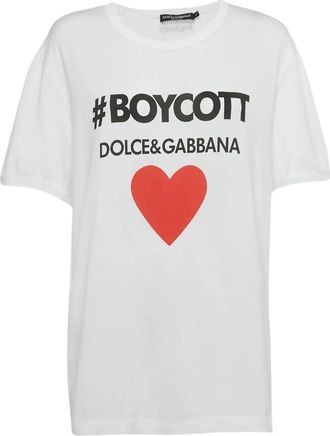 Dolce & Gabbana T-shirt Boycott - Bianco