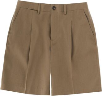 Golden Goose Green Solid Shorts